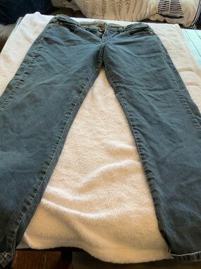Women’s Boot Cut Pants in Slate Blue size 16 medium.  SKU 3004